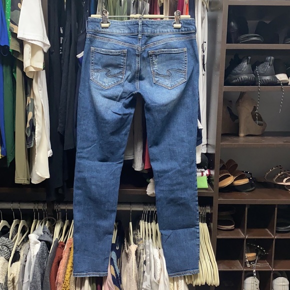 Sold - EUC Silver Suki Skinny Jeans 28x29 - Picture 2 of 7